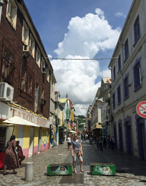 Street in Fort de France Martinique