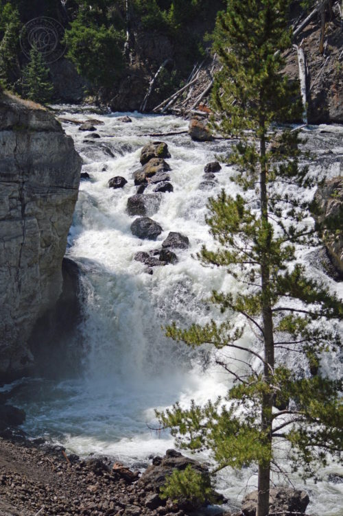 Yellowstone National Park Visitors Guide Firehole Falls