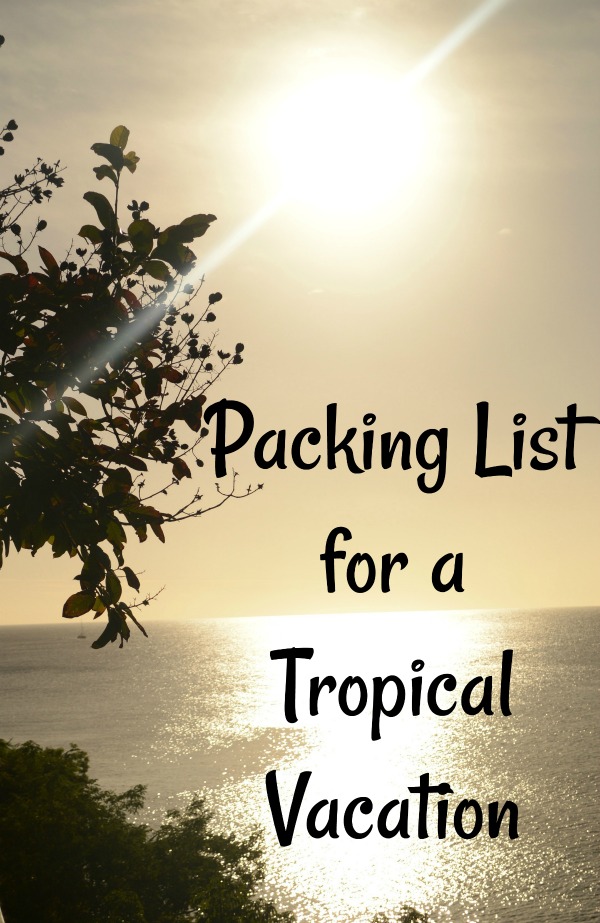 Packing List for a Tropical Vacation www.pebblepirouette.com #tropical #vacation #caribbean #packinglist #beach #vacation 
