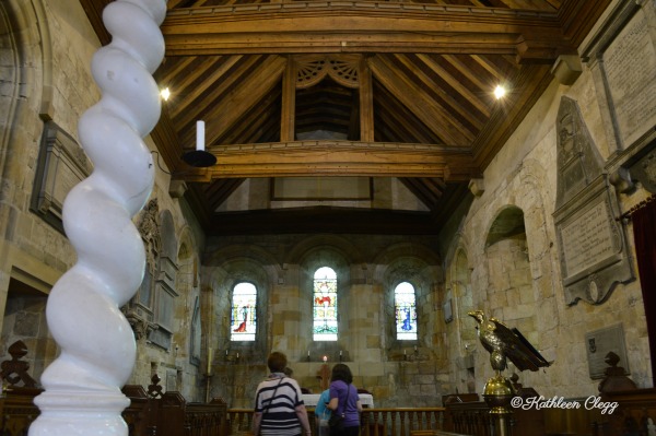 Day trip to Whitby England Church of St Mary the Virgin pebblepirouette.com #whitby #england #ruins #beach 