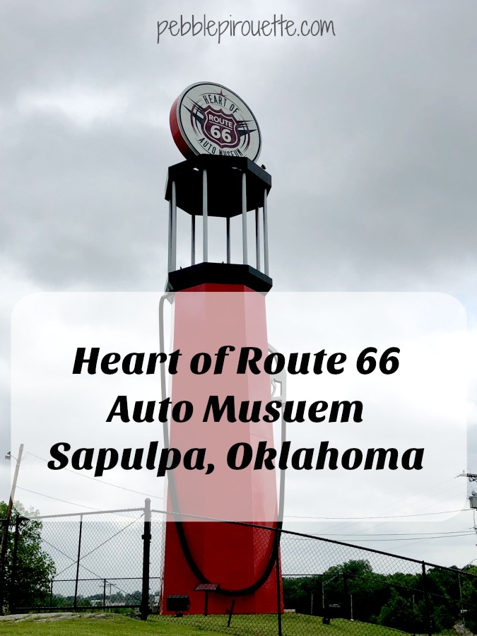 Heart of Route 66 Auto Museum in Sapulpa Oklahoma Pin Pebble