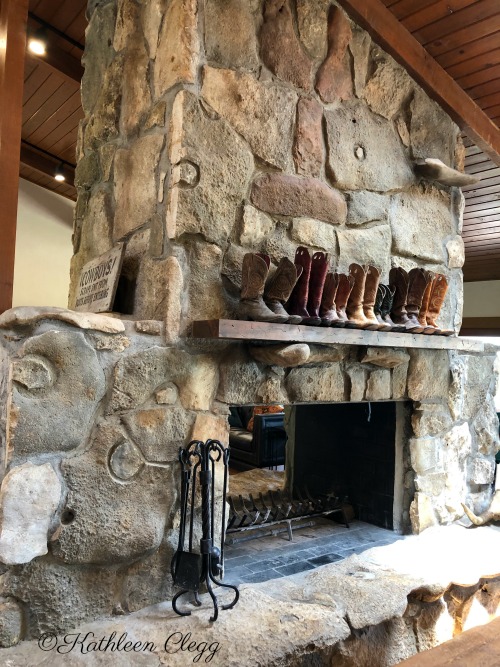 Drummond Ranch Lodge Fireplace