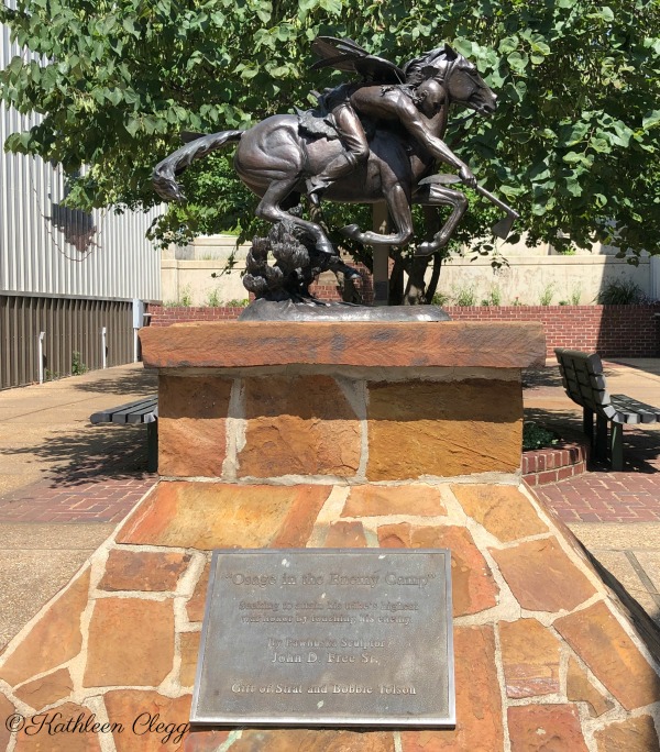 Osage in the Enemy Camp Sculpture