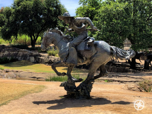 5 Sculptures from Pioneer Plaza Dallas